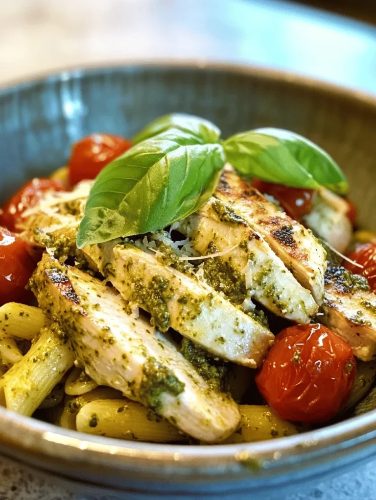 Are you on the lookout for a dish that perfectly combines rich flavors with a comforting touch? Look no further than creamy pesto chicken with roasted tomatoes. This delightful recipe isn’t just a feast for the taste buds; it also brings an inviting aroma to your kitchen and transforms a simple weeknight dinner into a gourmet experience. Whether you're hosting a dinner party or just enjoying a meal with your family, this dish captures the essence of Italian cuisine while keeping it straightforward and accessible.