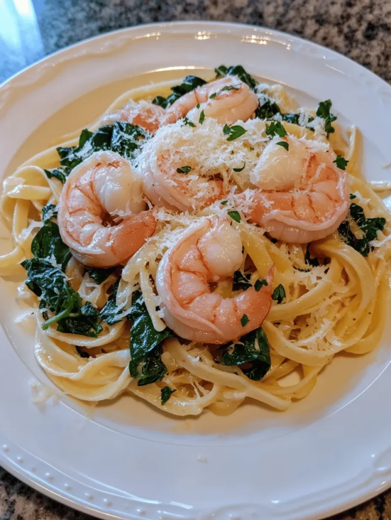 If you’re looking for a dish that’s bursting with flavor yet incredibly easy to prepare, then Zesty Lemon Garlic Shrimp Pasta with Spinach is your go-to recipe. This delightful meal combines the succulent taste of shrimp with the bright, zesty notes of lemon and the aromatic warmth of garlic. Paired with fresh spinach and your choice of pasta, this dish not only tantalizes the taste buds but also delivers a nutritious punch, making it ideal for weeknight dinners or special gatherings.