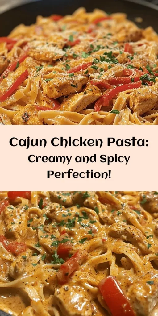 Get ready for a flavor explosion with this Spicy Creamy Cajun Chicken Pasta! This quick and easy recipe combines tender chicken, vibrant veggies, and a rich, creamy sauce infused with Cajun spices. Perfect for a weeknight dinner, it comes together in just 30 minutes. Serve it up with a sprinkle of Parmesan and fresh parsley for a delightful finish. Treat your taste buds to a hearty meal that’s deliciously satisfying!