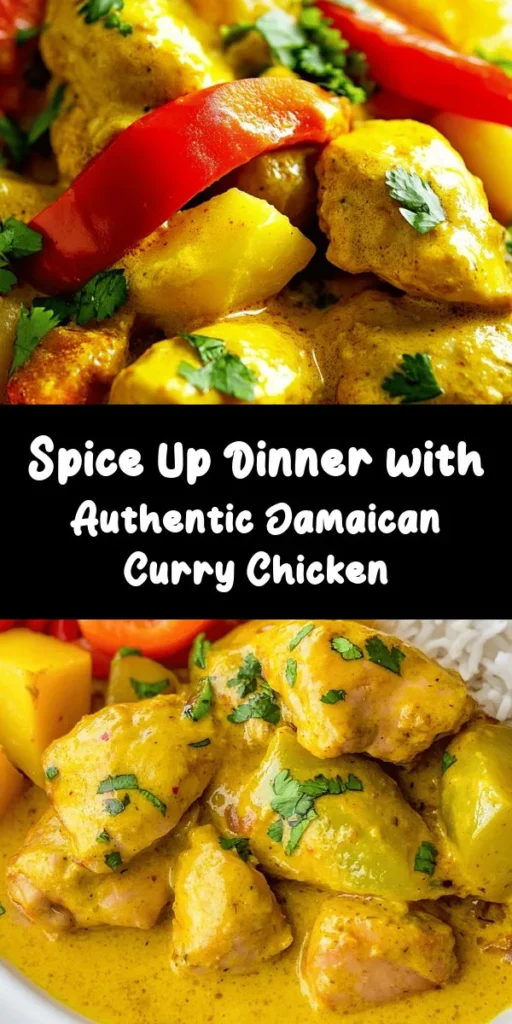 Transport your taste buds to the Caribbean with this Authentic Jamaican Curry Chicken! Made with tender chicken marinated in vibrant Jamaican spices, garlic, and ginger, this dish explodes with flavor. Simmered with potatoes and complemented by the heat of Scotch bonnet peppers, it’s a comforting meal that's perfect over rice or with fried dumplings. Ready in just over an hour, it's an easy way to enjoy a taste of Jamaica at home!
