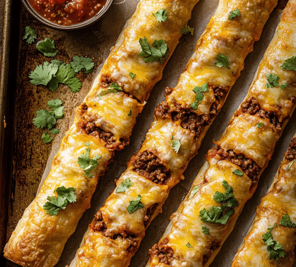 To create the perfect Cheesy Taco Sticks, it's essential to understand the main ingredients that make this dish so irresistible. Each component plays a vital role in contributing to the overall flavor and texture, ensuring that every bite is packed with deliciousness.