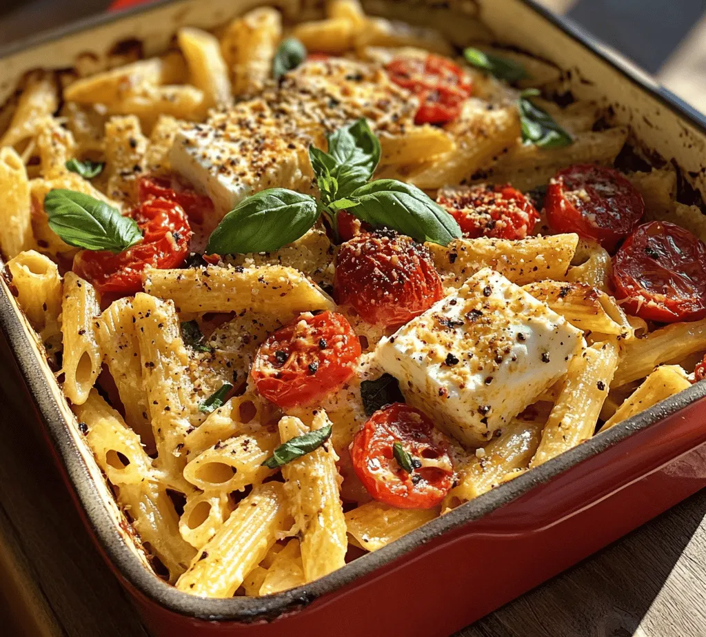 To create a truly memorable creamy baked feta pasta delight, it's essential to understand the role each ingredient plays in the dish. Let's break down the key components that make this recipe both delectable and satisfying.