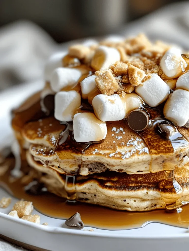 S’mores have long been a beloved treat, evoking fond memories of campfires, family gatherings, and starry nights. The simple combination of chocolate, marshmallows, and graham crackers creates a delightful explosion of flavors that many people cherish from childhood. Whether enjoyed by the fire or at a summer barbecue, the nostalgia of s'mores is universally appealing. But what if you could transform this classic treat into a breakfast sensation? Enter the innovative twist of s’mores pancakes—where the rich, gooey goodness of s’mores meets the fluffy comfort of pancakes.