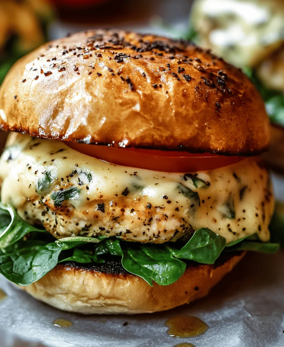 In recent years, chicken burgers have emerged as a popular and healthier alternative to traditional beef burgers, appealing to both health-conscious eaters and those looking to diversify their meal options. With their lean protein content and versatility, chicken burgers offer a delicious way to enjoy the classic burger experience without the heaviness often associated with red meat. Today, we’re taking this concept to a new level with our mouthwatering White Cheddar & Spinach Chicken Burgers.