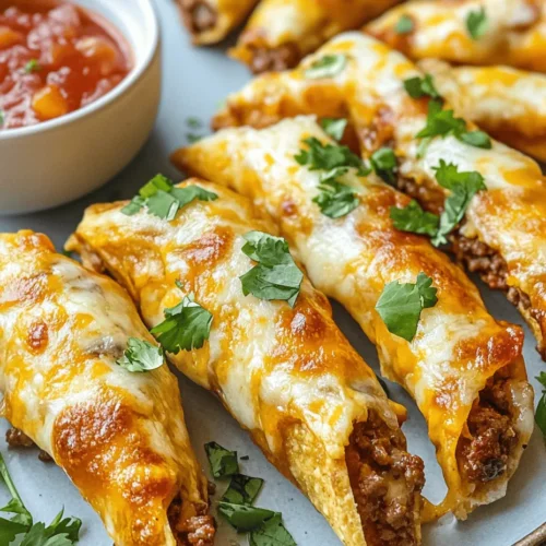 If you’re looking for a fun and innovative way to enjoy the bold flavors of tacos, then Cheesy Taco Sticks are a must-try! This delectable dish creatively blends the classic elements of tacos with the delightful textures of pizza, making it an irresistible snack or appetizer. Ideal for gatherings, game nights, or family dinners, these cheesy delights offer a unique take on traditional taco night.