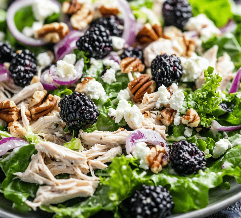 In the world of salads, few recipes can rival the delightful combination of flavors and textures found in a Blackberry Bliss Chicken Salad. This vibrant dish not only tantalizes the taste buds with its sweet and savory notes but also offers a plethora of health benefits, making it a perfect choice for health-conscious food lovers. With its colorful presentation and nutrient-packed ingredients, this salad can easily become a staple in your meal rotation.