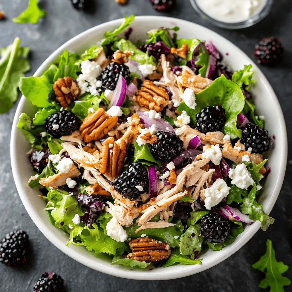In the world of salads, few recipes can rival the delightful combination of flavors and textures found in a Blackberry Bliss Chicken Salad. This vibrant dish not only tantalizes the taste buds with its sweet and savory notes but also offers a plethora of health benefits, making it a perfect choice for health-conscious food lovers. With its colorful presentation and nutrient-packed ingredients, this salad can easily become a staple in your meal rotation.