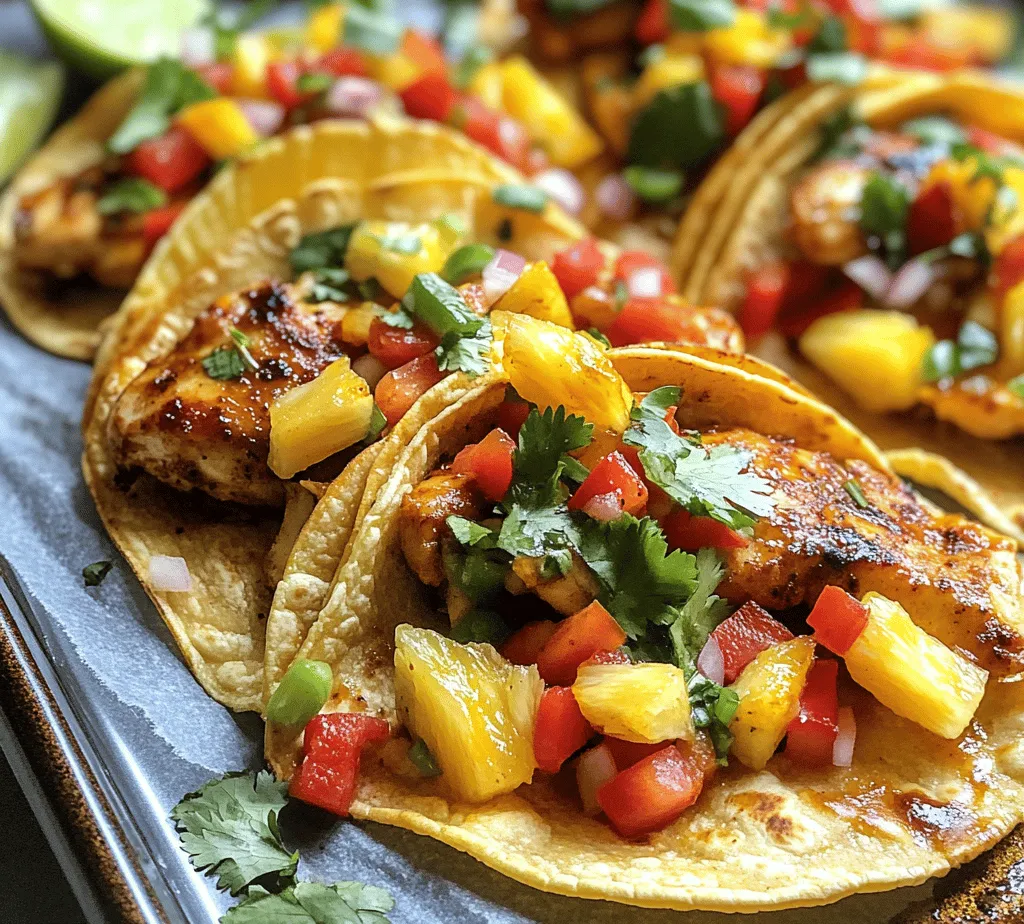 Tacos have transcended their origins as a simple street food in Mexico to become a beloved culinary staple worldwide. Their versatility allows for endless flavor combinations, accommodating diverse palates and dietary preferences. From classic carne asada to innovative vegetarian options, the taco has evolved into a canvas for creativity. One tantalizing variation that has gained popularity is the Chipotle Pineapple Chicken Taco, which artfully marries spicy, smoky, and sweet flavors in a single bite.