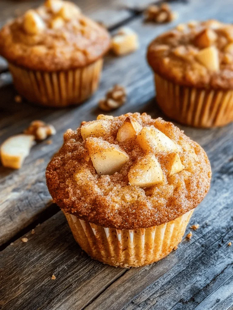 There's something undeniably comforting about the warm, inviting scent of freshly baked apple cinnamon muffins wafting through your kitchen. These delightful treats are not just a breakfast option; they embody the spirit of fall with their rich, seasonal flavors. The combination of sweet apples and warm cinnamon creates a symphony of taste that appeals to both children and adults alike. Whether enjoyed with a steaming cup of coffee or as an afternoon snack, apple cinnamon muffins have a unique way of making any moment feel special.