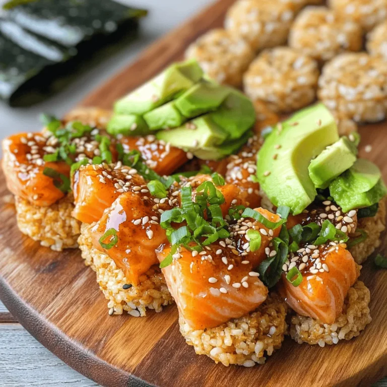 Salmon Crispy Rice has emerged as a favorite dish among food enthusiasts, skillfully marrying the delightful flavors of sushi with a satisfying crunch. This fusion dish is not only a hit in trendy restaurants but has also found its way into home kitchens, becoming a popular choice for both appetizers and main courses. It tantalizes the taste buds with a combination of fresh, high-quality ingredients, making it a treat for sushi lovers and those looking for something unique.
