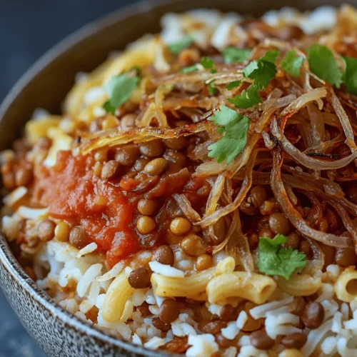 Koshari, often hailed as Egypt's national dish, is a delightful amalgamation of flavors, textures, and aromas that epitomizes the heart of Egyptian cuisine. This beloved dish is not just a meal; it is a cultural symbol, enjoyed by locals and tourists alike, served from bustling street carts to family dining tables. Koshari is the embodiment of comfort food in Egypt, cherished for its filling nature and nutritious ingredients that come together to create a satisfying experience.