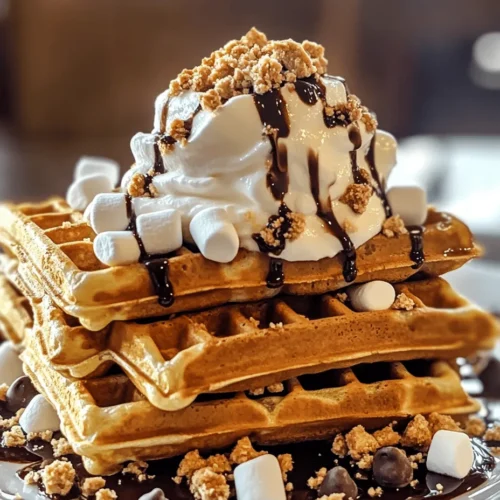 S’mores are a cherished treat that evokes nostalgic memories of campfires, warm summer nights, and sweet indulgence. The combination of gooey marshmallows, rich chocolate, and crunchy graham crackers has captivated taste buds for generations. As a quintessential symbol of outdoor gatherings, s’mores have transcended their origins to become a beloved dessert enjoyed by people of all ages. But what if you could take the classic s’mores experience and elevate it to a whole new level? Enter the concept of s’mores waffles—a delightful fusion that marries the beloved flavors of s’mores with the fluffy, comforting texture of waffles.