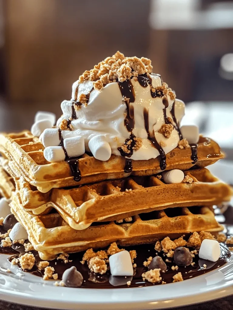 S’mores are a cherished treat that evokes nostalgic memories of campfires, warm summer nights, and sweet indulgence. The combination of gooey marshmallows, rich chocolate, and crunchy graham crackers has captivated taste buds for generations. As a quintessential symbol of outdoor gatherings, s’mores have transcended their origins to become a beloved dessert enjoyed by people of all ages. But what if you could take the classic s’mores experience and elevate it to a whole new level? Enter the concept of s’mores waffles—a delightful fusion that marries the beloved flavors of s’mores with the fluffy, comforting texture of waffles.