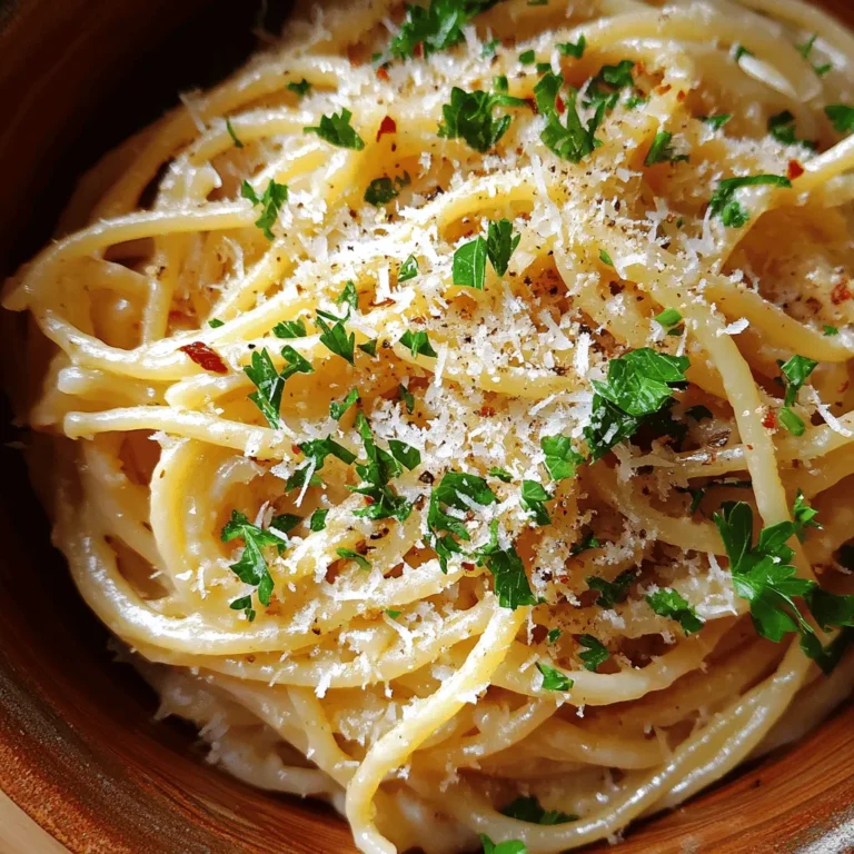 If you’re looking for a dish that brings comfort and indulgence to your table without spending hours in the kitchen, look no further than Garlic Parmesan Pasta Delight. This exquisite pasta dish combines the rich flavors of garlic and Parmesan cheese, resulting in a creamy sauce that envelops your pasta in a warm, savory hug. Perfect for weeknight dinners or special gatherings, this recipe can be prepared in just 25 minutes, making it an ideal choice for busy home cooks who still want to enjoy a delicious meal.