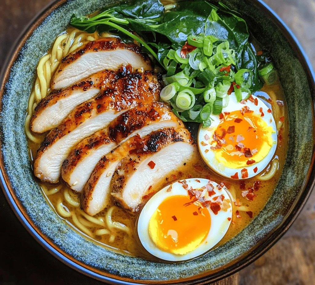 Every great dish begins with quality ingredients, and Fiery Chicken Ramen is no exception. This recipe combines a handful of essential components that each play a crucial role in achieving the perfect balance of flavors and textures. From the marinated chicken thighs to the creamy garlic sauce, every ingredient is carefully selected to enhance the overall experience of the dish.
