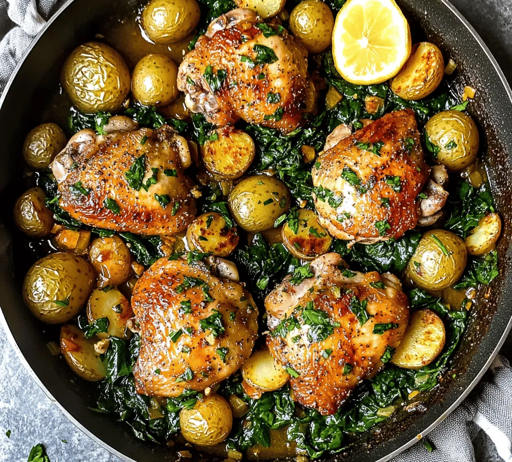 If you're looking for a quick and satisfying meal that brings comfort food to the table, look no further than Garlic Butter Chicken and Potatoes Skillet. This dish is a symphony of flavors, combining juicy chicken thighs, tender baby potatoes, and aromatic garlic, all enveloped in a rich butter sauce that will have your taste buds singing. What makes this recipe even more appealing is its simplicity and minimal preparation time. In just one skillet, you can create a nourishing and hearty meal that is perfect for busy weeknights or a cozy family dinner.