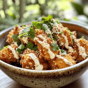 Crispy Bang Bang Chicken is a delightful fusion dish that tantalizes the taste buds with its crunchy exterior and flavorful sauce. This recipe combines tender, juicy chicken with a crispy, golden-brown coating, all complemented by a creamy, spicy Bang Bang sauce. Perfect for family gatherings, game days, or even as a quick weeknight meal, this dish is sure to become a favorite in your household. In this article, we will explore the ingredients, preparation steps, and tips for serving this delectable dish, ensuring that you can recreate the magic of Crispy Bang Bang Chicken in your own kitchen.