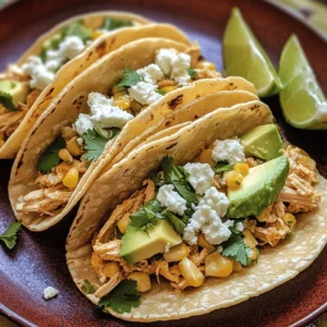 To create these Crazy Good Street Corn Chicken Tacos, it’s essential to understand the key ingredients that contribute to the dish's fantastic flavor profile.