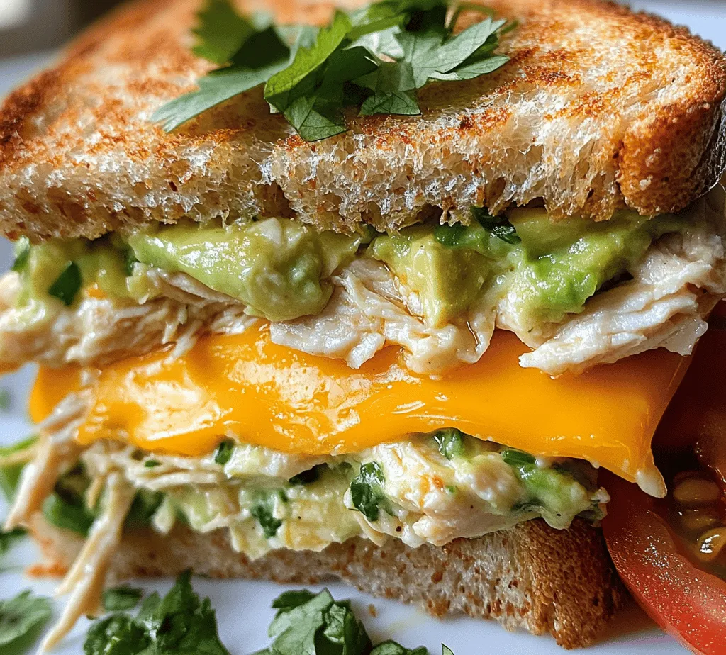 In the world of quick and delicious meals, the Chicken Avocado Melt Sandwich stands out as a perfect blend of flavors and textures. This delightful recipe combines tender, shredded chicken with creamy avocado, sharp cheddar cheese, and a hint of zesty lime, all nestled between perfectly toasted slices of whole grain bread. Ideal for lunch, dinner, or even a snack, this sandwich not only satisfies hunger but also provides a nutritious boost. In this article, we will explore the origins of the Chicken Avocado Melt, delve into its health benefits, and provide you with a step-by-step guide to crafting this culinary delight.