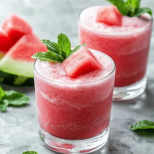 In recent years, smoothies have surged in popularity, becoming a staple in the diets of health-conscious individuals and casual snackers alike. Easy to make, versatile, and packed with nutrients, smoothies offer a convenient way to enjoy a variety of flavors and health benefits in a single glass. Among the myriad of smoothie recipes available, the Refreshing Watermelon Smoothie with Coconut Water stands out, especially as the sweltering summer months approach. This vibrant drink not only quenches your thirst but also provides a delightful blend of sweetness and tropical flair that makes it a perfect companion for sunny days.