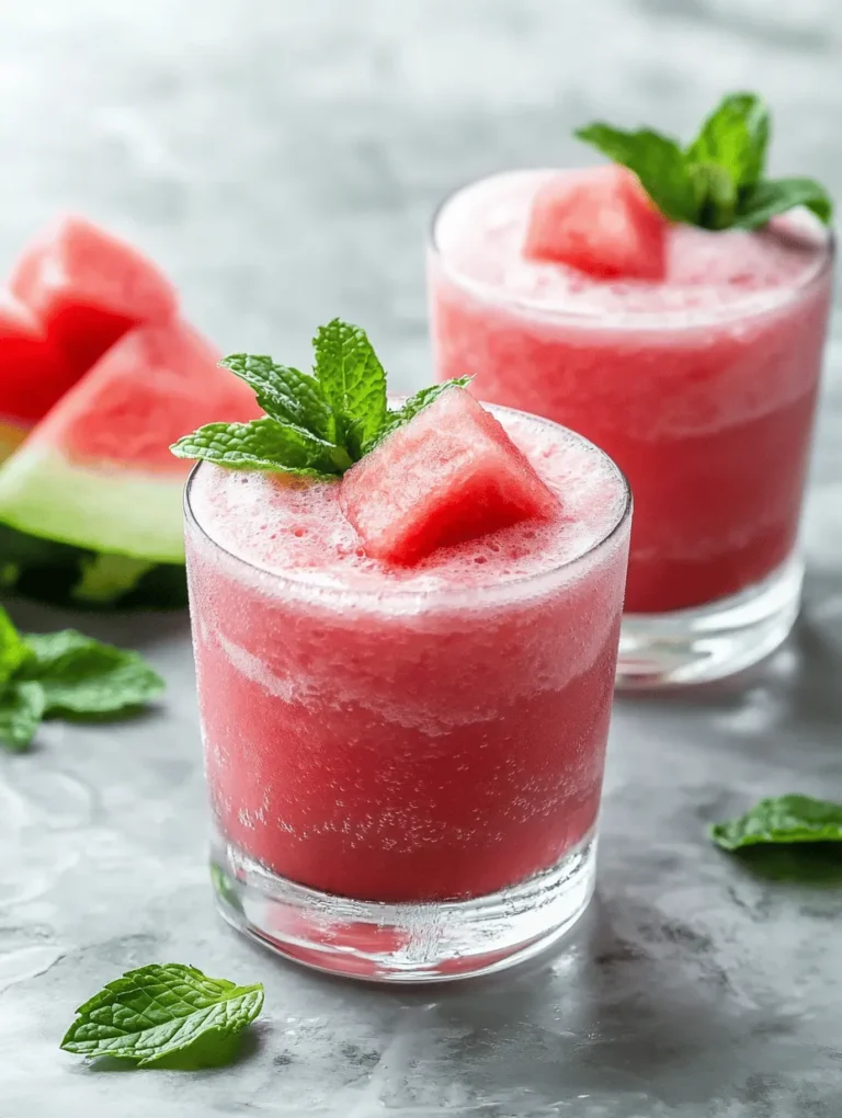 In recent years, smoothies have surged in popularity, becoming a staple in the diets of health-conscious individuals and casual snackers alike. Easy to make, versatile, and packed with nutrients, smoothies offer a convenient way to enjoy a variety of flavors and health benefits in a single glass. Among the myriad of smoothie recipes available, the Refreshing Watermelon Smoothie with Coconut Water stands out, especially as the sweltering summer months approach. This vibrant drink not only quenches your thirst but also provides a delightful blend of sweetness and tropical flair that makes it a perfect companion for sunny days.