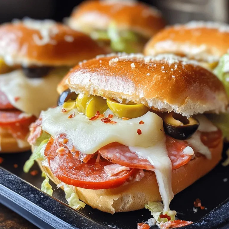 Sliders have taken the culinary world by storm, becoming a staple for any gathering, whether it’s a casual game-day get-together or a festive party. Their bite-sized nature allows guests to sample a variety of flavors without the commitment of a full sandwich, making them the perfect finger food. Among the many slider variations, Hot Italian Sub Sliders stand out as a delightful twist on classic Italian sandwiches.