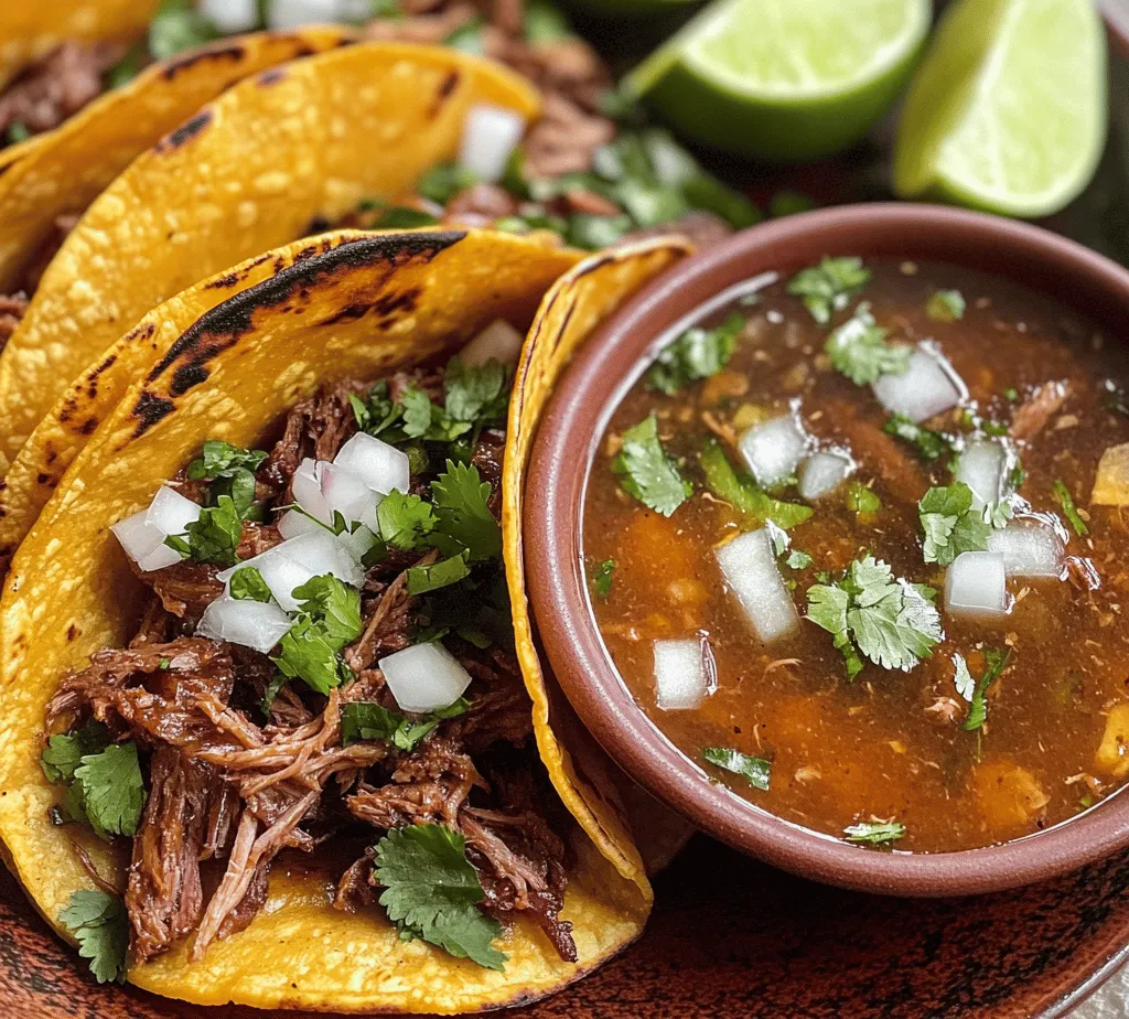 Birria tacos are a culinary delight that has taken the world by storm, offering a unique blend of flavors and textures that are both comforting and exciting. Originating from the western state of Jalisco, Mexico, these tacos encapsulate the essence of traditional Mexican cooking. They are renowned for their rich, savory taste and are typically made with tender, slow-cooked meat that is stewed in a flavorful broth made from a variety of spices and dried chiles.