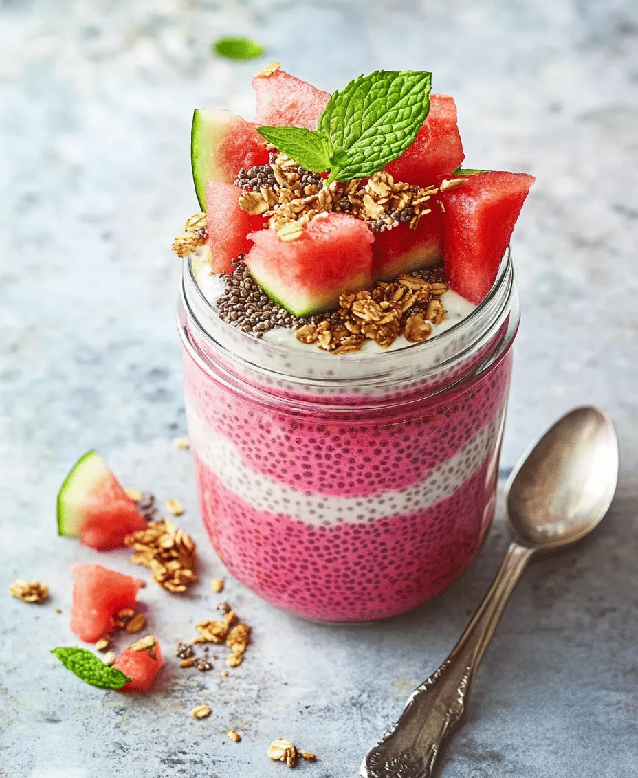 In recent years, the trend toward healthy breakfasts has gained significant momentum. More and more people are seeking nutritious options that not only fuel their bodies but also tantalize their taste buds. One such delightful option that has emerged on the breakfast scene is the Watermelon Chia Pudding Breakfast Jar. This vibrant dish is not only visually appealing but also packed with health benefits, making it an ideal choice for anyone looking to start their day on a refreshing note.