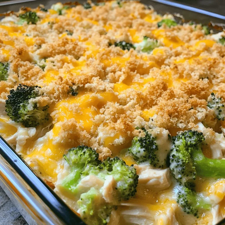 When it comes to comfort food, few dishes can rival the allure of a warm, hearty casserole. These one-dish meals are not only a staple in family kitchens across the globe, but they also evoke feelings of nostalgia and togetherness, often reminding us of cozy dinners shared with loved ones. Among the myriad of casserole options available, the Cheesy Chicken & Broccoli Casserole stands out as a wholesome, easy-to-make dish that masterfully combines delectable flavors with nutritious ingredients.
