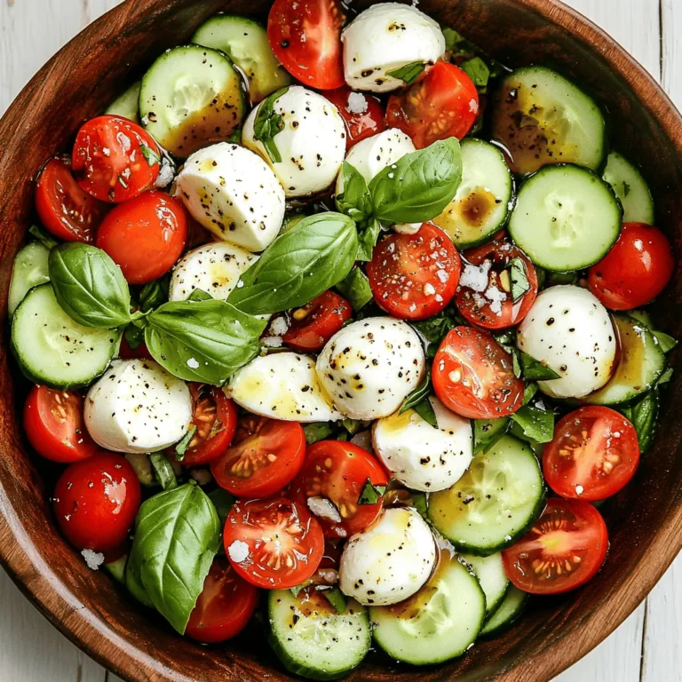 The Caprese salad hails from the beautiful island of Capri in Italy, where it was first created as a simple, yet elegant dish that showcases the island's local ingredients. Traditionally, the salad consists of slices of fresh mozzarella, juicy tomatoes, and fragrant basil leaves, drizzled with extra virgin olive oil. The vibrant colors—red, white, and green—represent the colors of the Italian flag, making this dish not only delicious but also visually appealing.