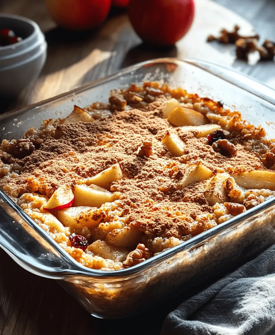 In recent years, the demand for healthy breakfast options has surged, reflecting a growing awareness of the importance of nutritious morning meals. As more individuals seek to fuel their bodies with wholesome ingredients, breakfast recipes that are both delicious and nutritious have taken center stage. Among these, the 'Irresistible Healthy Apple Oatmeal Breakfast Bake' shines as a standout choice, offering a delightful balance of flavor and health benefits.