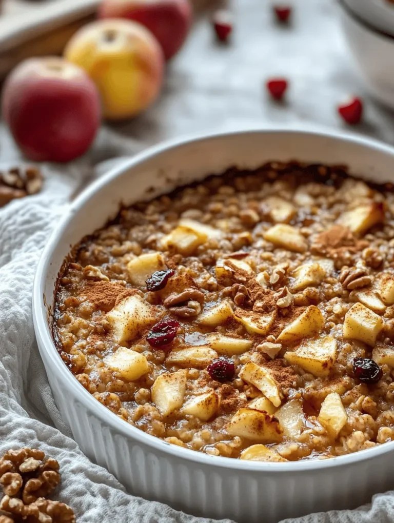 In recent years, the demand for healthy breakfast options has surged, reflecting a growing awareness of the importance of nutritious morning meals. As more individuals seek to fuel their bodies with wholesome ingredients, breakfast recipes that are both delicious and nutritious have taken center stage. Among these, the 'Irresistible Healthy Apple Oatmeal Breakfast Bake' shines as a standout choice, offering a delightful balance of flavor and health benefits.