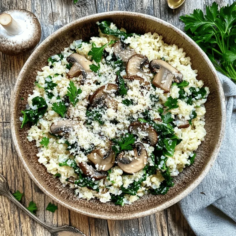 In recent years, low-carb diets have surged in popularity, becoming a go-to choice for those looking to manage their weight, improve metabolic health, or simply adopt a more nutritious lifestyle. As the trend continues to grow, so does the demand for innovative, health-conscious recipes that align with these dietary preferences. One such dish that stands out is Low Carb Mushroom & Spinach Cauliflower Rice. This delightful alternative to traditional rice not only satisfies your cravings but also delivers a punch of flavor and nutrition.