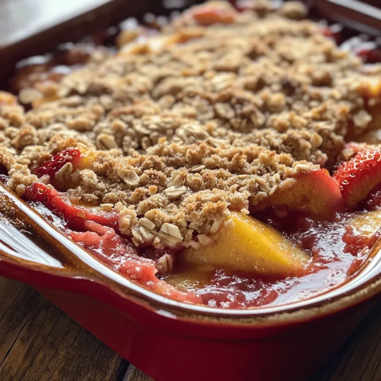As summer rolls in, the allure of fresh, vibrant fruits beckons, and what better way to celebrate the season than with a warm, comforting dessert? Fruit crisps stand out as a quintessential summer treat, blending the natural sweetness of ripe fruits with a crunchy, buttery topping that creates a delightful contrast in textures. Among the myriad of fruit combinations, Strawberry Peach Crisp emerges as a star, marrying the juicy sweetness of strawberries with the fragrant, sun-kissed flavor of peaches. This delightful dessert not only captures the essence of summer but also offers a refreshing way to indulge in seasonal produce.