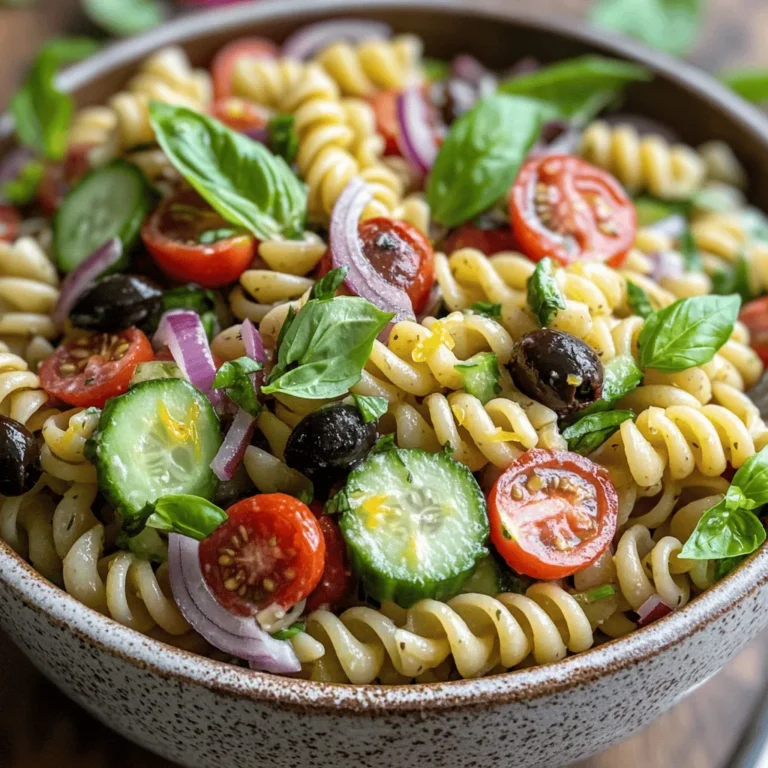 Pasta salads have gained immense popularity over the years, becoming a staple at gatherings, picnics, and barbecues. Their versatility and ease of preparation make them a beloved choice among home cooks and culinary enthusiasts alike. Among the myriad of pasta salad variations, Lemon Basil Pasta Salad stands out as a vibrant and refreshing dish that perfectly balances flavors while offering a burst of freshness. This pasta salad is not only visually appealing but also a delightful combination of wholesome ingredients that cater to both taste and nutrition.