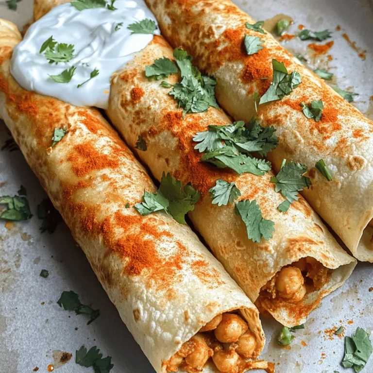 To create the perfect Buffalo Chickpea Taquitos, it's essential to understand the key ingredients that contribute to their unique flavor and nutritional benefits. Each component plays a vital role in crafting this delicious dish.