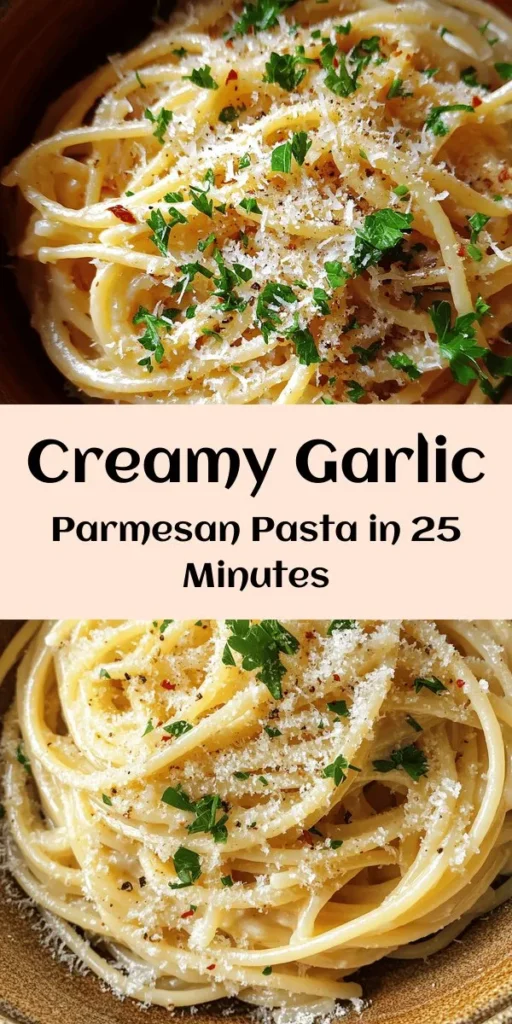 Indulge in this Garlic Parmesan Pasta Delight that brings rich flavors to your dinner table in just 25 minutes! With simple ingredients like spaghetti or fettuccine, garlic, and creamy Parmesan sauce, this recipe is perfect for a weeknight meal or special occasion. Elevate your dish with a hint of red pepper flakes for a kick and finish with fresh parsley for a pop of color. Quick, easy, and utterly delicious—your family will ask for seconds!