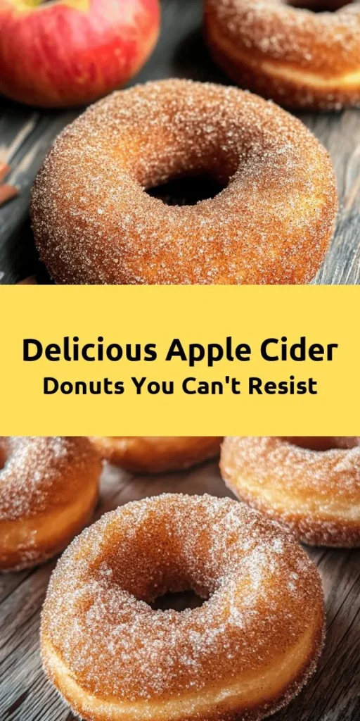 Treat yourself to these irresistible apple cider donuts that are perfect for fall! Made with a delightful blend of apple cider, warm spices like cinnamon and nutmeg, and coated in cinnamon sugar, these baked treats will quickly become a family favorite. With a prep time of just 15 minutes, you can whip up a batch of 12 delicious donuts in no time. Enjoy them fresh out of the oven for a cozy snack or breakfast!