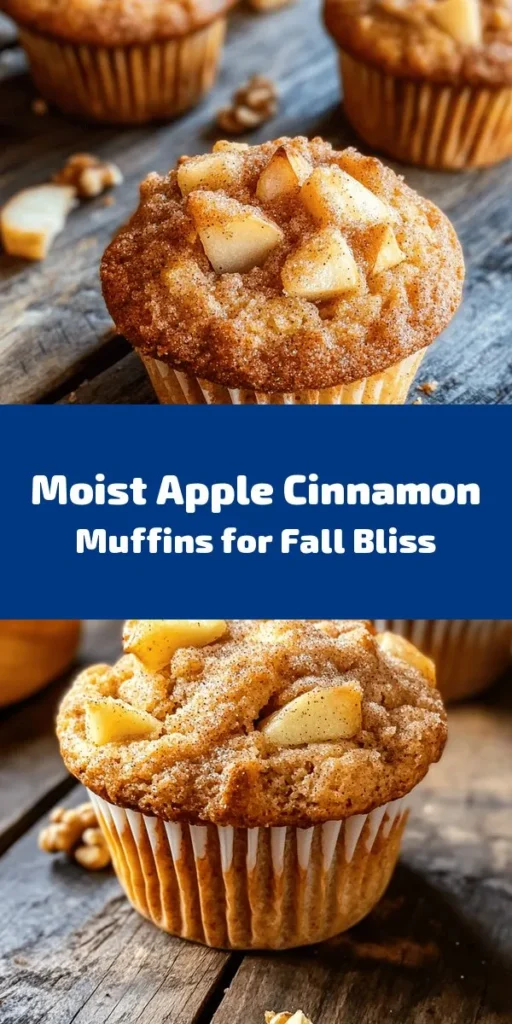Discover the perfect autumn treat with these moist apple cinnamon muffins! Bursting with fresh apples and a hint of spice, they're easy to make and ideal for breakfast or as a snack. Made with simple ingredients like flour, applesauce, and a blend of sugars, these muffins are fluffy, flavorful, and can be customized with nuts for extra crunch. Bake a batch today and enjoy them warm or save some for later—your family will love them! 🍏🍂